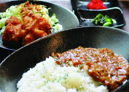 唐揚げ＆カレー